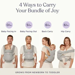 Sale Bæresele, Omni Deluxe, Mesh - Pearl Grey Bæreseler & Vikler