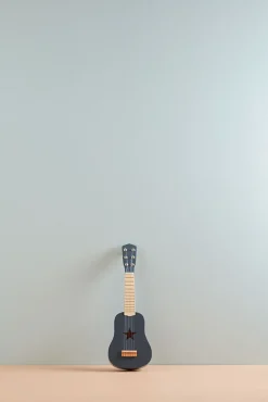 Outlet Børneguitar, Mørkgrå med 6 strenge Musiklegetøj
