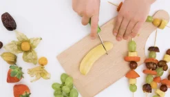 Børnekokkeknivsæt - grøn/blå Bestik