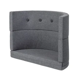 Børnesofa cirkel - mørkegrå/sortgrå knap Børn Tumlemøbler