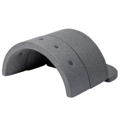 Børnesofa cirkel - mørkegrå/sortgrå knap Børn Tumlemøbler