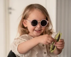 Online Børnesolbriller i genbrugsplastik - Bleached mauve Solbriller