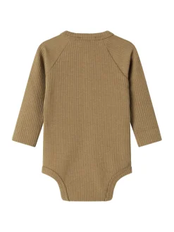 Online Bruno Langærmet Body - Dark bronze Bodystocking Langærmet