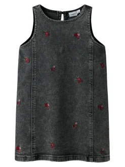 Sale Brynn Denim Spencer - Medium Grey Denim Juletøj|Kjoler