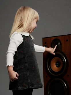 Sale Brynn Denim Spencer - Medium Grey Denim Juletøj|Kjoler