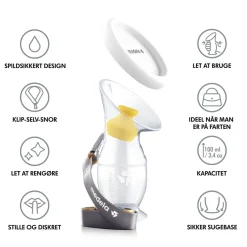 Outlet Brystmælksopsamler i silikone Brystpumper