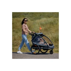 Hot Cama multivogn - grey graphite Cykelvogne