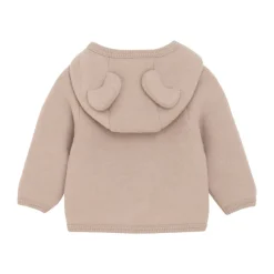 Best Cardigan m. Ører Uld Fleece - Mahogany Rose Uldoverdele|Cardigans, Veste & Trøjer