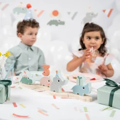 Sale Celebration parade Deer friends Farvemix Børn Fødselsdagstoge|Trælegetøj