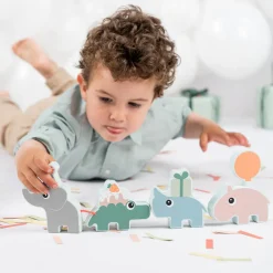 Sale Celebration parade Deer friends Farvemix Børn Fødselsdagstoge|Trælegetøj