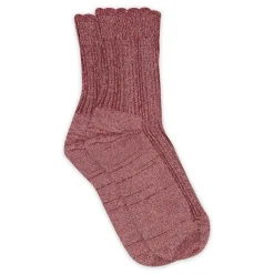 Online Celosia glitter strømper - Maroon Strømper