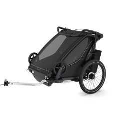 Best Chariot Sport 2 double - Black Cykelvogne