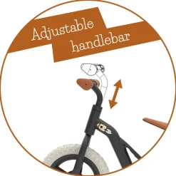 Charlie letvægts-balancecykel black Løbecykler & Cykler