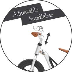 Online Charlie letvægts-balancecykel silver Løbecykler & Cykler