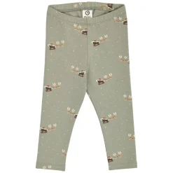 Hot Christmas Leggings - Shadow/Deep green/Balsam cream Juletøj|Leggings