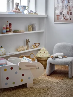 Discount Cillie Kurv m/låg, Natur, Søgræs Børn Kurve