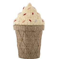 Discount Cillie Kurv m/Låg, Natur, Vandhyacint Børn Kurve