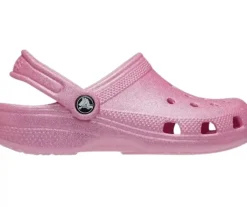 Online Classic Glitter Clog T - Pink tweed Sandaler Med Lukket Tå