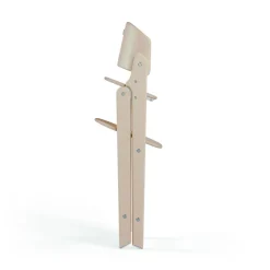 Clik&Fold 3in1 SET All Natural Dark - dark natural Børn Højstole Med Tilbehør