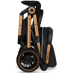 Outlet Cloe klapvogn - black onyx Klapvogne Med Flade Sæder|Rejseklapvogne