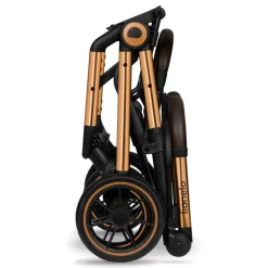 Outlet Cloe klapvogn - black onyx Klapvogne Med Flade Sæder|Rejseklapvogne