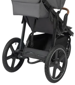 Cloudy mineral graphite Klapvogne Med Flade Sæder