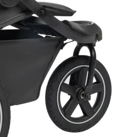 Cloudy mineral graphite Klapvogne Med Flade Sæder