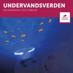 Discount CODY Projector Ocean, krabbe Børn White Noise Og Højtalere|Lamper