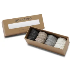 Outlet Combo box - Bambus - GR/SA/OW Skridsikre Strømper