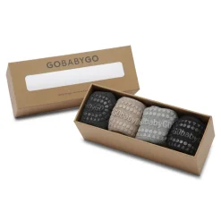 Outlet Combo box - Bomuld - GR/SA/GR/B Skridsikre Strømper