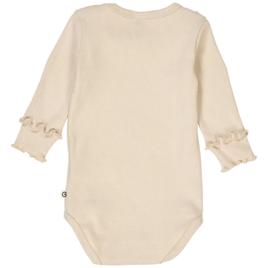 Hot Cozy Me Rib Body - Oak Bodystocking Langærmet