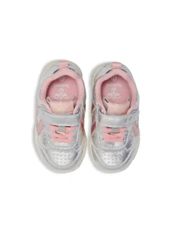Hot Crosslite glitter infant - Silver Sneakers Med Velcro