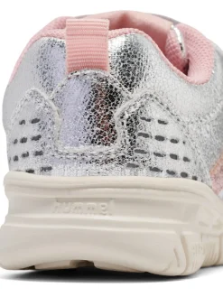 Hot Crosslite glitter infant - Silver Sneakers Med Velcro