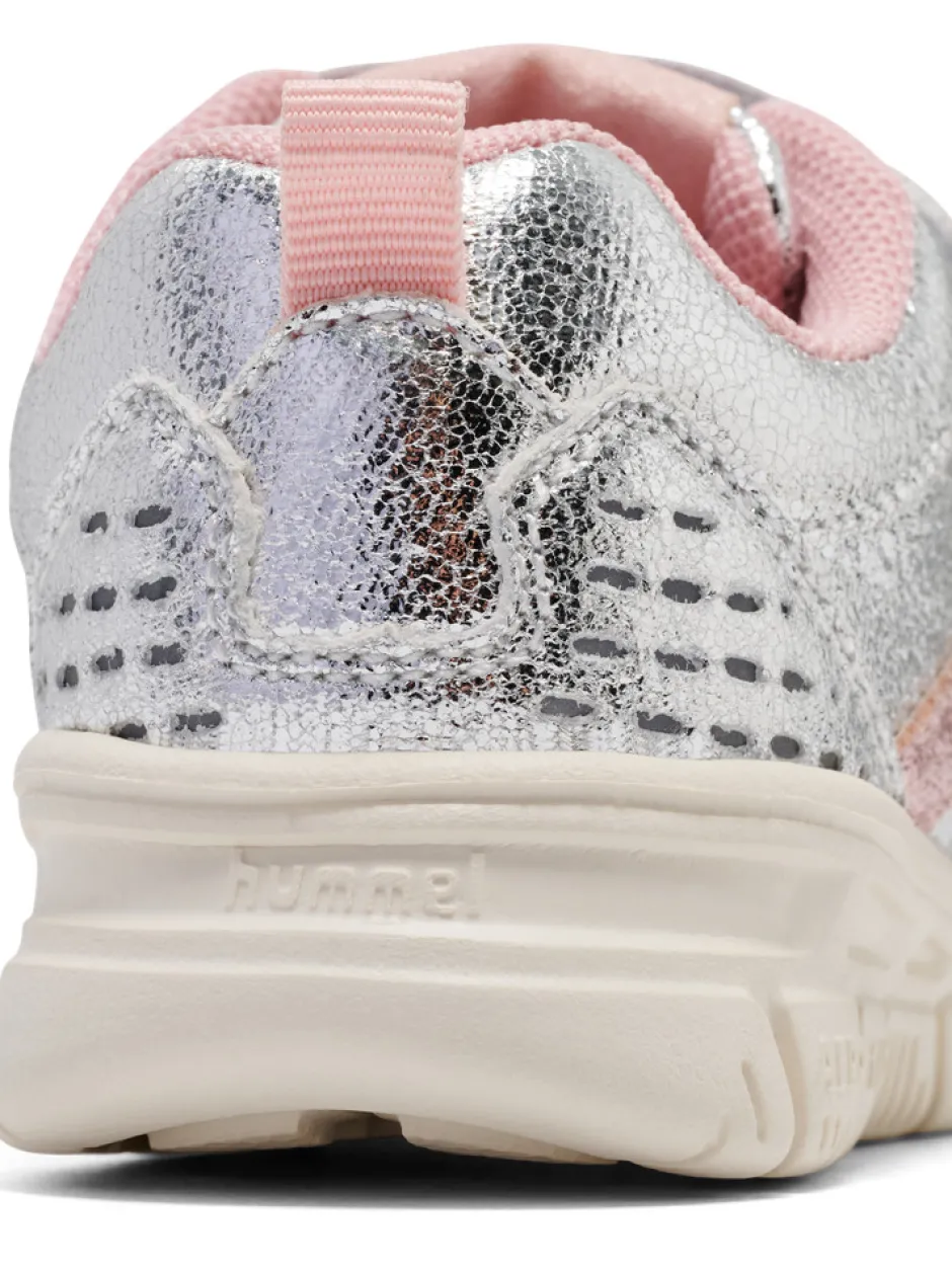 Hot Crosslite glitter infant - Silver Sneakers Med Velcro