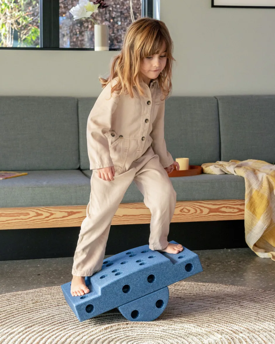 New Curiosity Set Deep Blue / Sky Blue Store Byggesæt|Tumlemøbler