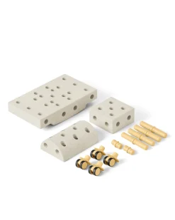 Discount Curiosity Set Sand Grey / Honey Yellow Store Byggesæt|Tumlemøbler