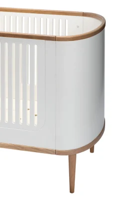 Curve babyseng - hvid/eg Børn Tremmesenge