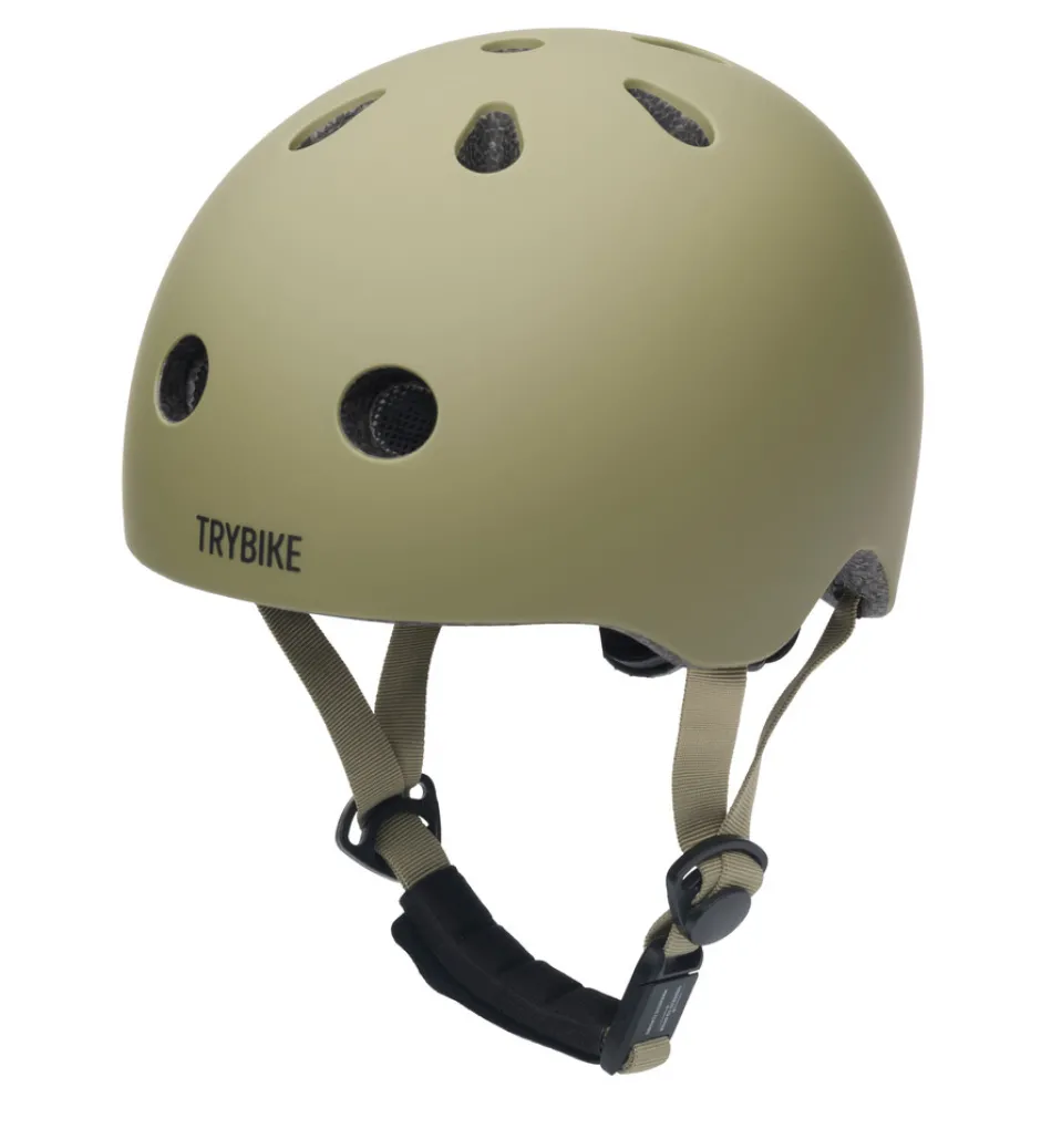Outlet Cykelhjelm med retrolook – vintagegrøn XS Cykelhjelme & Tilbehør|Cykelstole & Hjelme