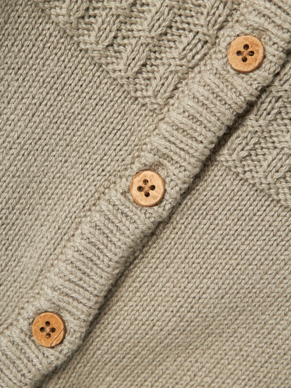 New Dajan ls strik cardigan - FOREST FOG Cardigans, Veste & Trøjer