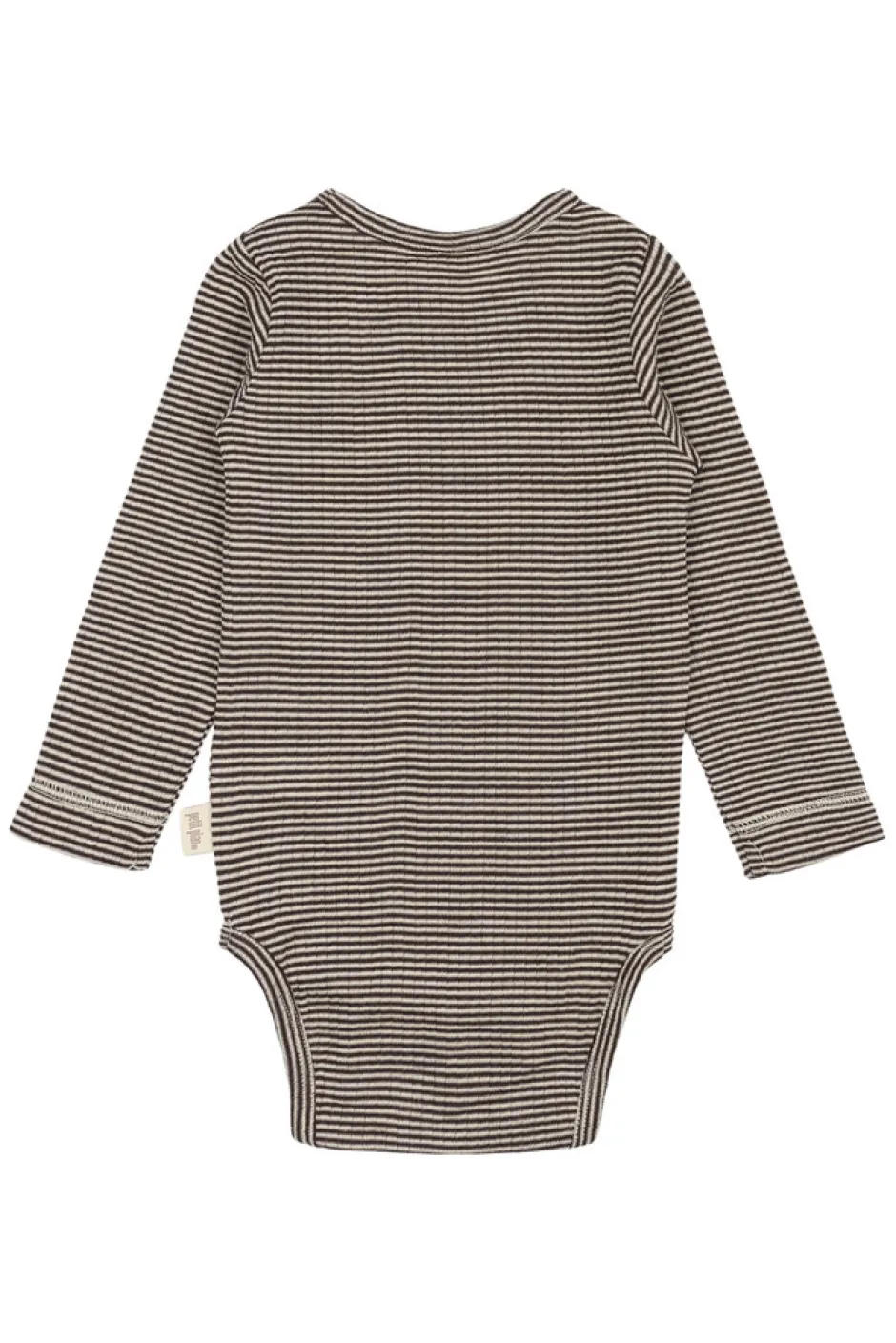 Dante Uld Body Langærmet - Coffee Bean/Dark Off White Uldbodyer|Bodystocking Langærmet