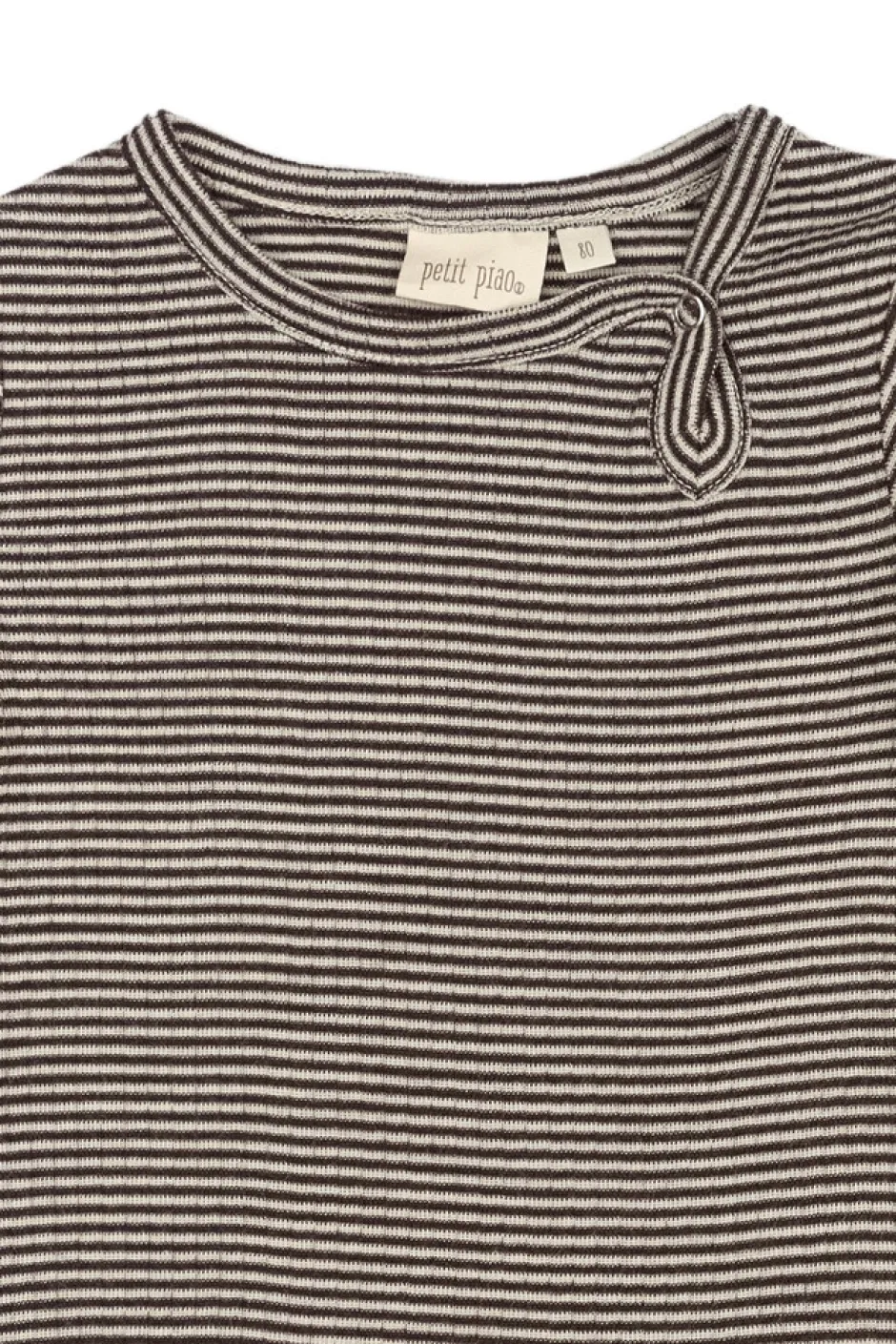 Dante Uld Body Langærmet - Coffee Bean/Dark Off White Uldbodyer|Bodystocking Langærmet