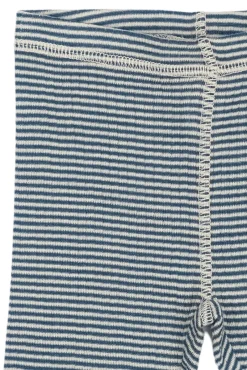 Outlet Dante Uld Leggings - Ensign Blue/Dark Off White Uldunderdele|Leggings