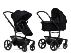 Clearance Day5 Komplet - Space black Kombivogne Med Ergonomiske Sæder