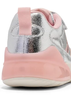 Outlet Daylight glitter JR - Silver Sneakers Med Blink|Sneakers Med Lys