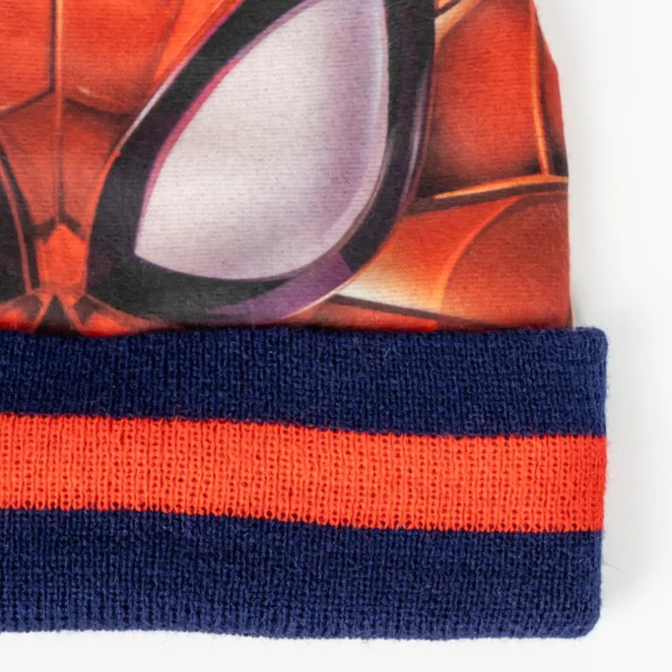 Hot 2-Delt Hue og vante sæt - Spiderman - RØD/BLÅ Luffer & Vanter|Elefanthuer & Huer