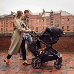 Online Demi Next søskendevogn - Caviar Søskende/Tvillingevogne