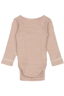 Hot Dian Body Langærmet - Nostalgic Rose/Dark Off White Bodystocking Langærmet