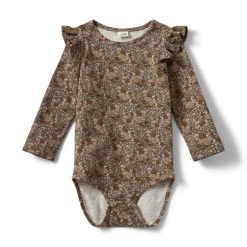 Discount Dicte Body - Brown Bodystocking Langærmet