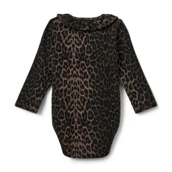 Best Dicte Body - Leopard Bodystocking Langærmet