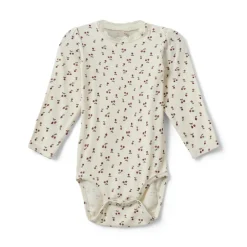 Dicte Langærmet Body - Cherry Bodystocking Langærmet